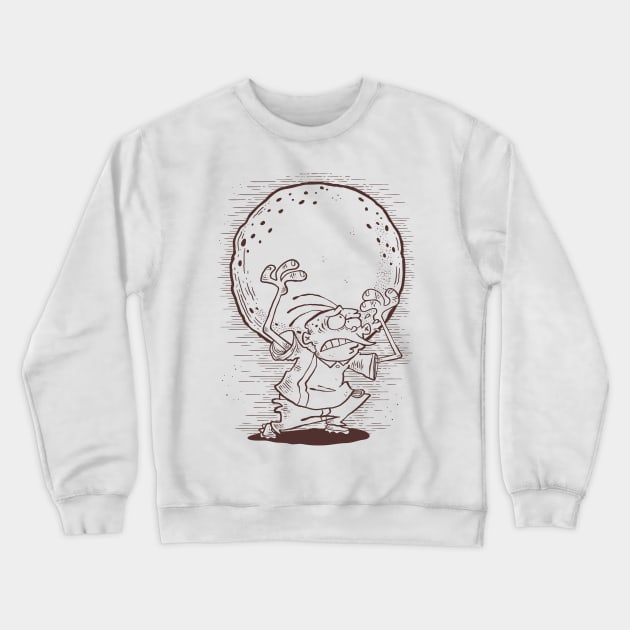 Jawbreaker Atlas - Engraved Crewneck Sweatshirt by demonigote